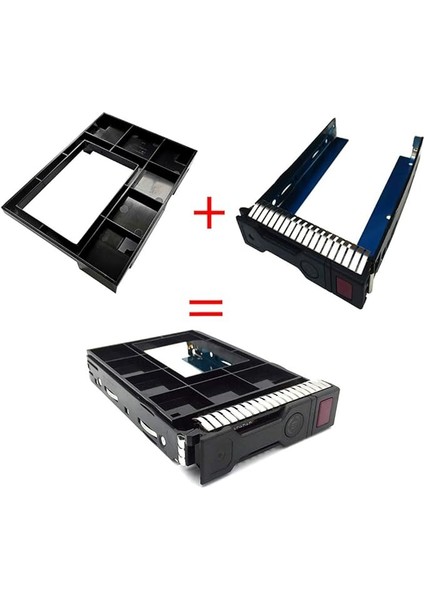 Hp 2.5" To 3.5" Sas/sata/ssd Tray Adapter 651314-001 661914-001 modelleri