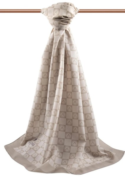 Kadın Lüks Medine Ipeği Şal Bej-4 fiyatları