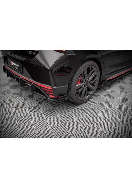 Design Street pro Arka Yan Splitters + Hyundai I20 N Mk3 (2020‑2023) | HYI203NCNC‑RSD1B+RSF1G
