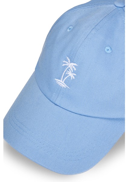Anıston Gök Mavi Baseball Cap Nakışlı - Unisex Şapka fiyatları
