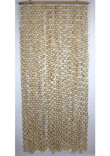 Hasır Halkalı Kapı Perdesi 90X200 Cm. 25 Sıra