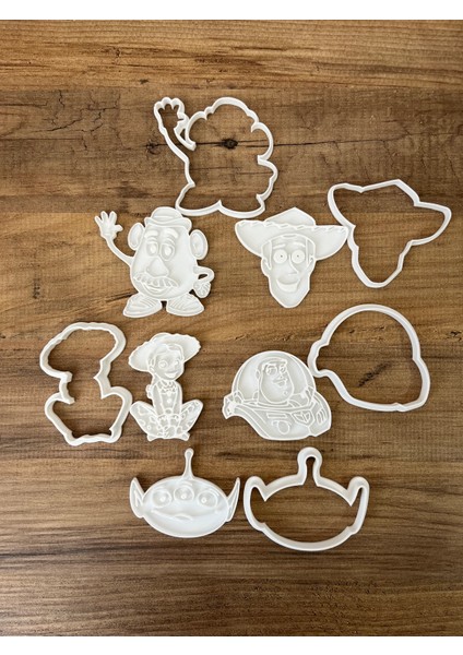 Oyuncak Hikayesi Filmi (Toy Story) Temalı Kurabiye Kalıbı, Oyun Hamuru Kalıbı, Kil Kalıbı Seti fiyatları