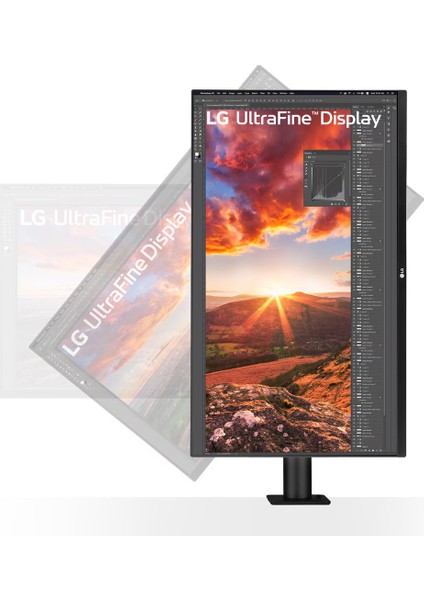 31.5'' 32UN880K-B 60Hz 5ms IPS UHD 4K Pivot Freesync Monitör modelleri