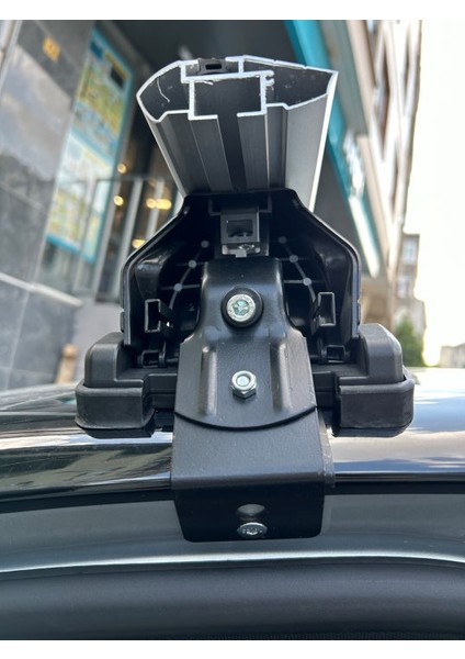 Opel Corsa F 2019-2025 Oluksuz Üst Tavan Portbagaj Taşıyıcı Ara Atkısı Toros Serisi Pro 4 Gri fırsatları