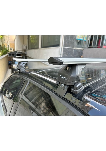 Opel Corsa F 2019-2025 Oluksuz Üst Tavan Portbagaj Taşıyıcı Ara Atkısı Toros Serisi Pro 4 Gri indirimleri