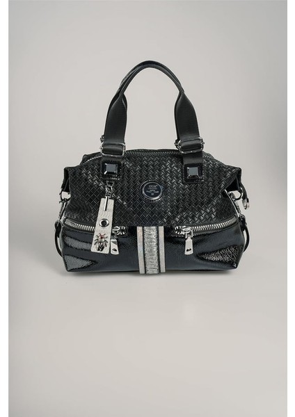 Monolisa Home CCS 17690 Lüks Gösterişli Siyah Renk El Kol Çantası