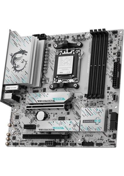 Msı MB B850M Gamıng Plus Wıfı Am5 Ddr5 8200MHZ(OC) HDMI Dp 2x M.2 USB 10GBS 5g Lan Wı-Fı 7 Matx fiyatları