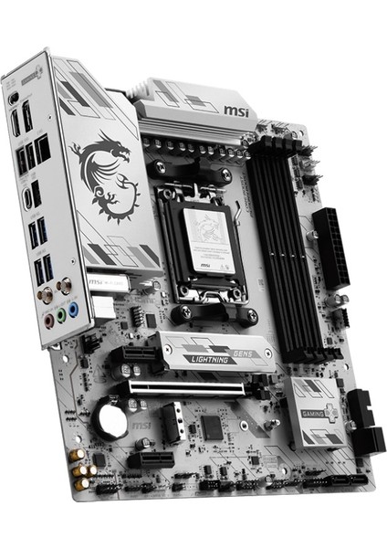 Msı MB B850M Gamıng Plus WIFI6E Am5 Ddr5 8200MHZ(OC) HDMI Dp 2x M.2 USB 10GBS 2.5g Lan Wı-Fı 6e Matx fiyatları