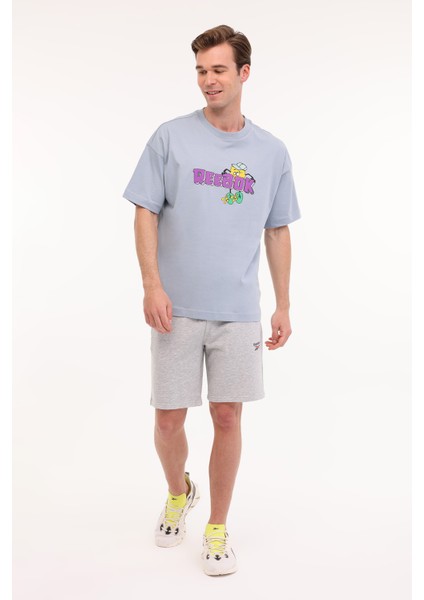 Funny Tee Soluk Mavı Erkek Kısa Kol T-Shirt indirimleri