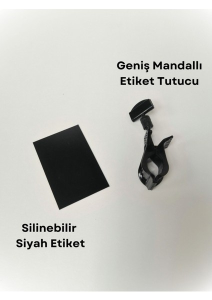 Mandallı Etiket Seti Dekoratif Kullanışlı Etiket Yaz Sil Model 20MM Kalınlıklar modelleri