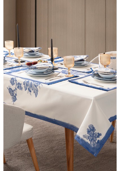 Elysian Blue, Yemek Masası, Mutfak Masa Örtüsü 150X150 fiyatları