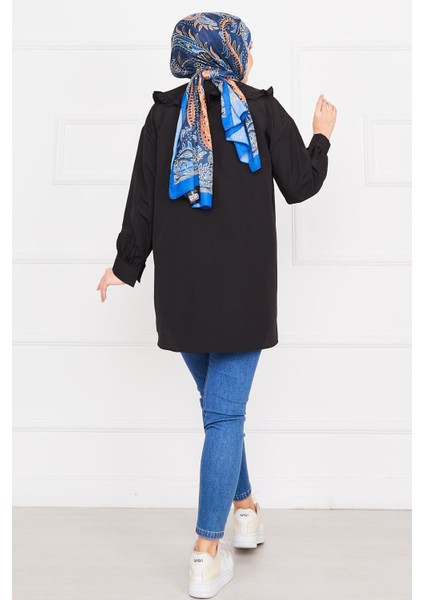 Bebe Yaka Fiyonk Detaylı Tunik Gömlek fırsatları