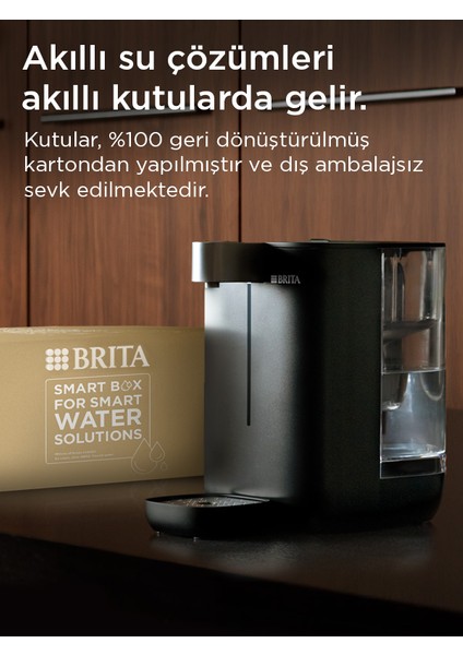 Cube Tezgah Üstü Su Arıtma Cihazı – Siyah (4,0 L)