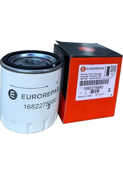 Peugeot 308 1.2 Puretech Benzinli Yağ Filtresi 2014-2021 Eurorepar