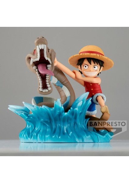 Wcf - Log Stories One Piece - Monkey.d.luffy Statue 7cm