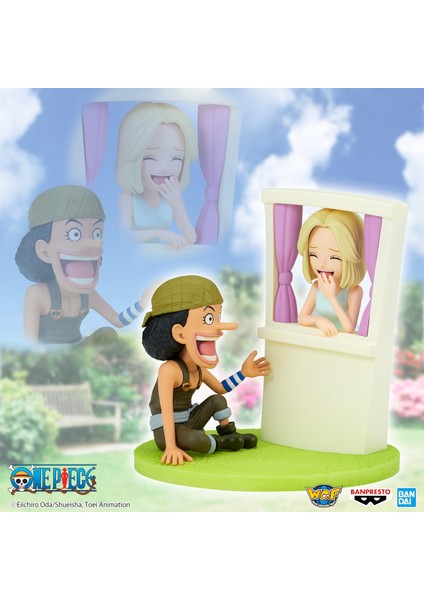 Wcf – Log Stories One Piece - Usopp & Kaya Statue 7cm