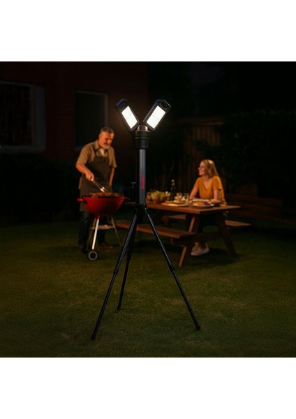 KUF09.9 20VOLT 2000/4500 Lümen Profesyonel Kule Tipi Teleskopik Katlanabilir LED Projektör (Akü Dahil Değildir) modelleri
