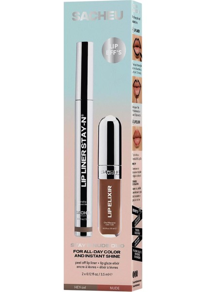 Stay-N Nude Duo Uzun Süre Kalıcı Dudak Şekillendirme ve Parlaklık Seti 2x3.5ml modelleri