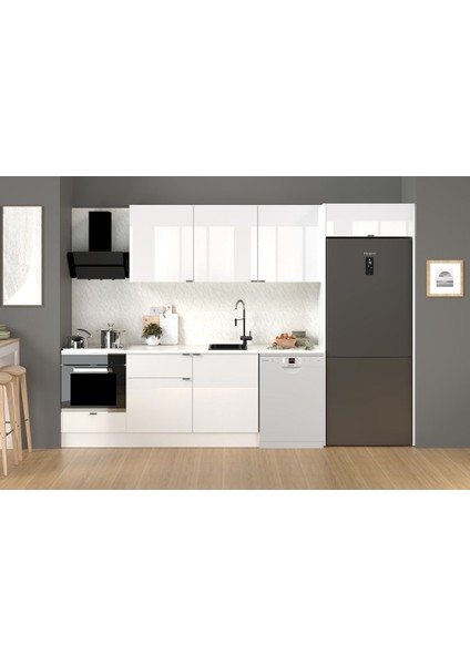 320 cm %100 Mdf Tezgahlı Efil Ankastre Mutfak Dolabı fiyatları