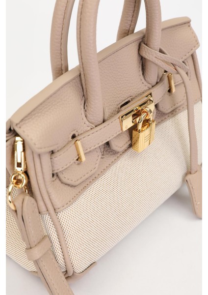 Kahve Kilit Detay El Çantası modelleri