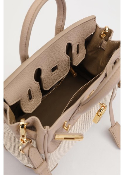 Kahve Kilit Detay El Çantası fırsatları