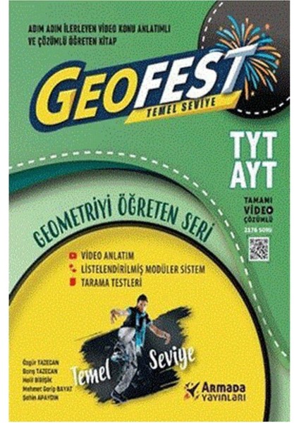 Armada Yks Tyt Ayt Geofest Temel Seviye Soru Kitabı *yeni*