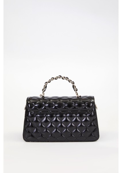 Siyah Gül Baskılı El Çantası indirimleri