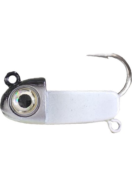 Lily Shad White Glow 2 Adet Yedek Jig Head Ağırlık (Gr) : 60GR