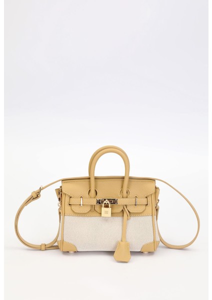 Sarı Kilit Detay El Çantası fiyatları