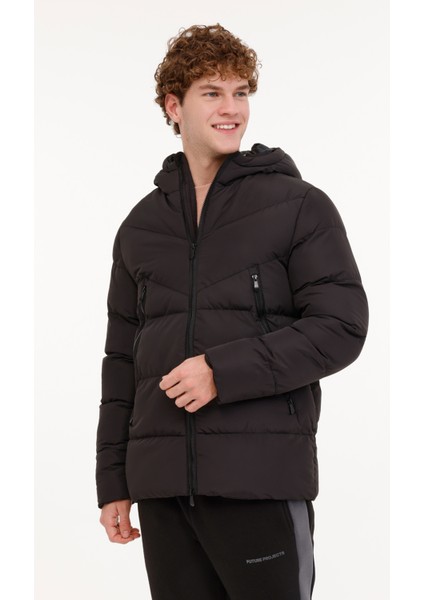 ML BLOCK COAT 4PR Siyah Erkek Kısa Kaban