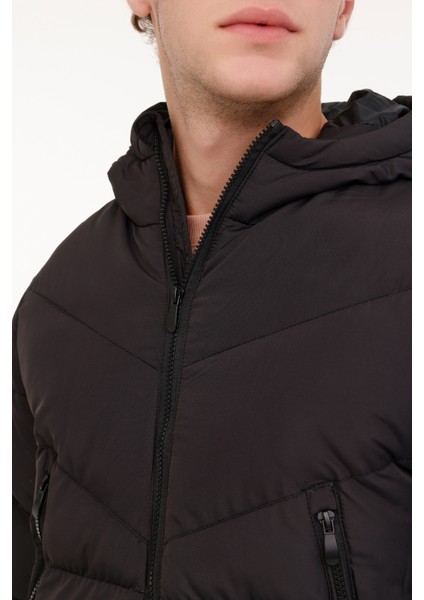 ML BLOCK COAT 4PR Siyah Erkek Kısa Kaban fırsatları