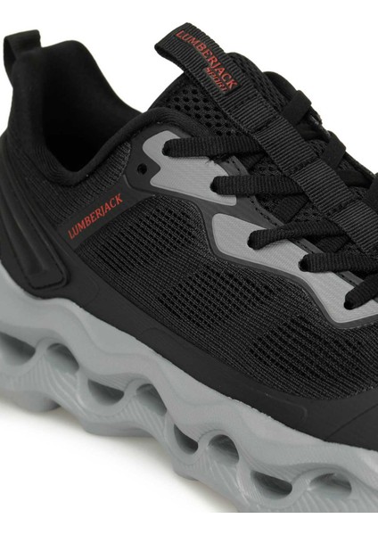 LONO 4PR Siyah Erkek Comfort Ayakkabı