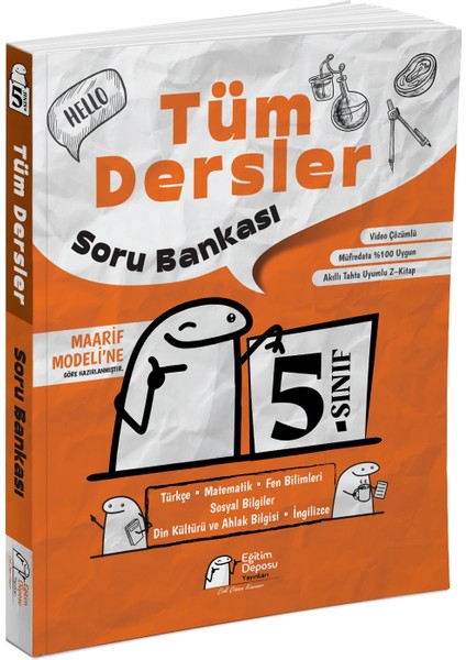 5. Sınıf Tüm Dersler Soru Bankası Eğitim Deposu Yayınları