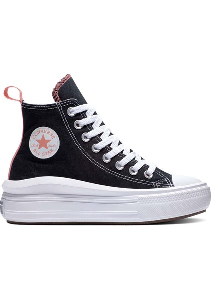 Chuck Taylor All Star Move Kadın Siyah Platform Sneaker.001