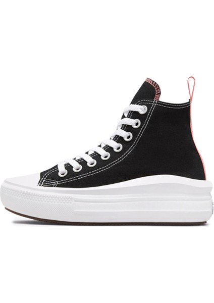 Chuck Taylor All Star Move Kadın Siyah Platform Sneaker.001 modelleri