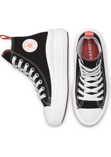 Chuck Taylor All Star Move Kadın Siyah Platform Sneaker.001 indirimleri