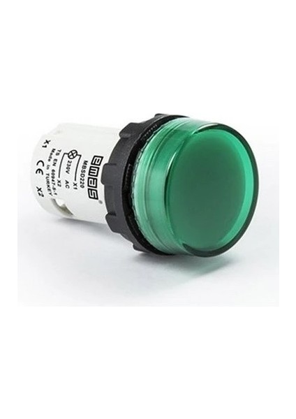 MBSD220Y B Serisi Monoblok Sinyal Lambası Ledli Yeşil (10 Adet)