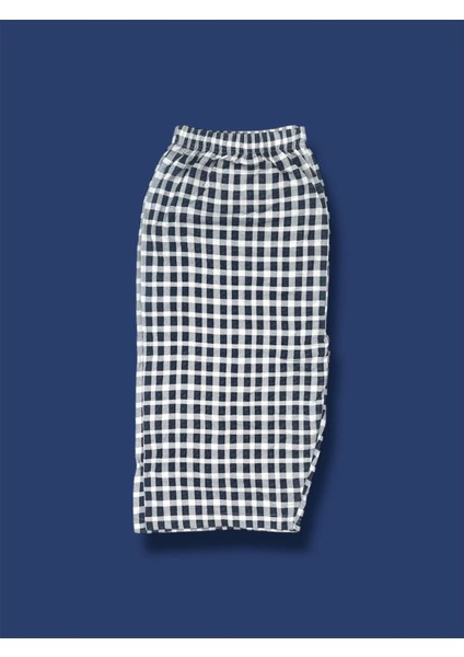 Desenli Penye Diz Altı Büyük Beden Anne Kadın Kapri