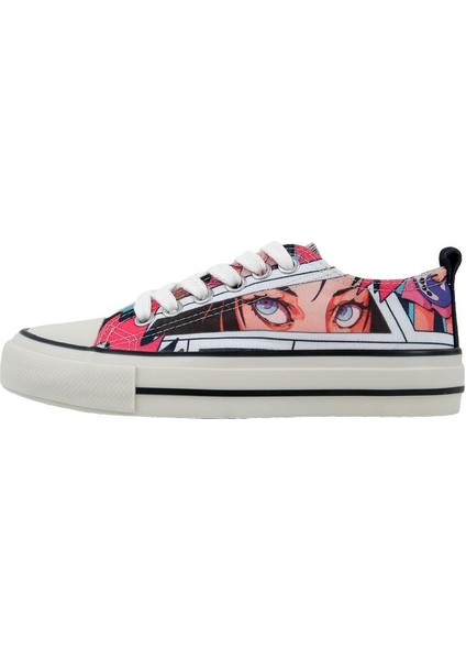 Kadın Vegan Çok Renkli Sneakers - Lollipop Riot Tasarım modelleri