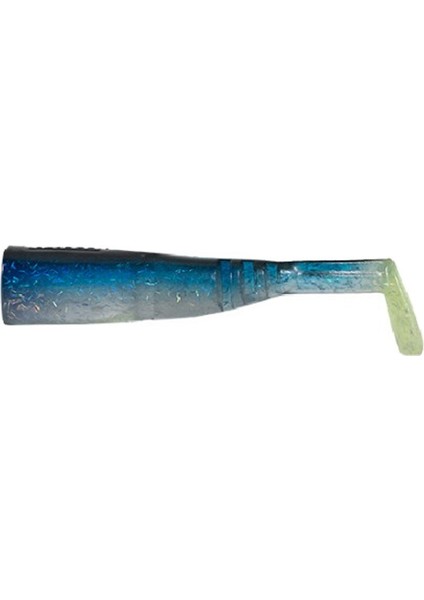 Lily Shad 11CM 3 Adet Yedek Silikon Yem Renk : Uv Sardine