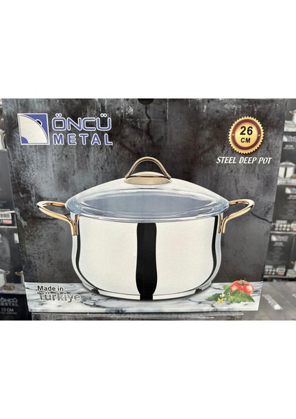 Öncü Paslanmaz Çelik 26 Cm Derin Tencere fiyatları