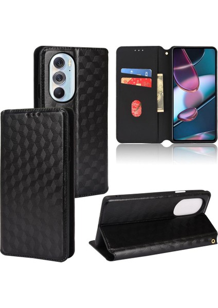 Motorola Moto Kenar X30 3D Desen Cüzdan Kart Yuvaları Tutucu Pu (Yurt Dışından) indirimleri