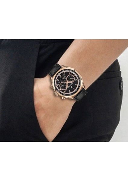 BP3112X.451 Erkek Kol Saati – Siyah Deri Kordonlu, Multifonksiyon Quartz Mekanizma fiyatları