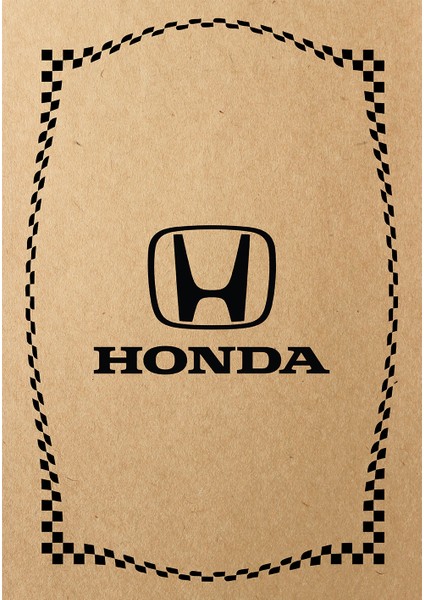 Kraft 120GR Honda Oto Paspas Kağıdı 50 Adet - 35X50CM - Kalın Kağıt Baskılı