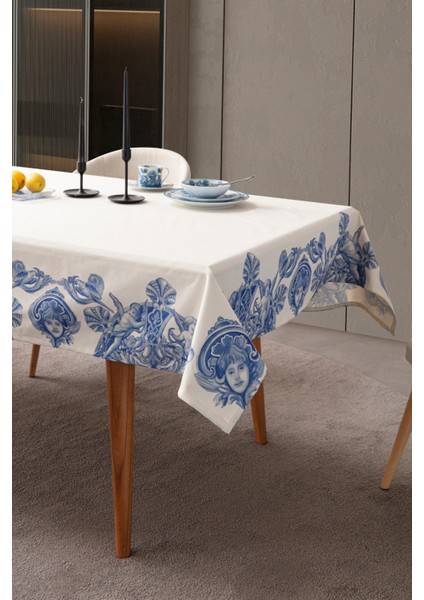 Azure Blue, Yemek Masası, Mutfak Masa Örtüsü 150X250 fiyatları