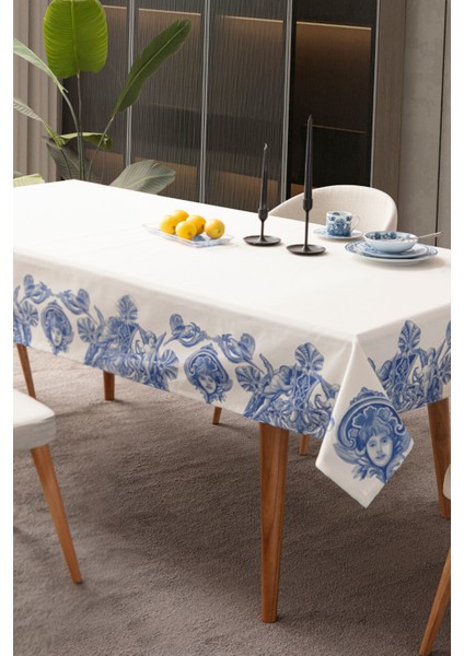 Azure Blue, Yemek Masası, Mutfak Masa Örtüsü 150X250 fırsatları