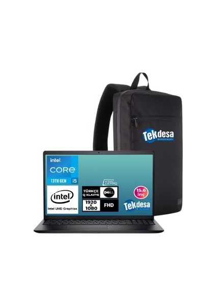 Vostro 3530 I5-1334U 16GB 512GB SSD 15.6" Fhd W11P Taşınabilir Bilgisayar+Hediye Çanta fiyatları