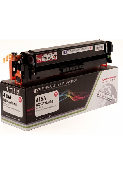 Dpi Hp 415A Magenta Muadil Toner 2.400 Sayfa Baskı
