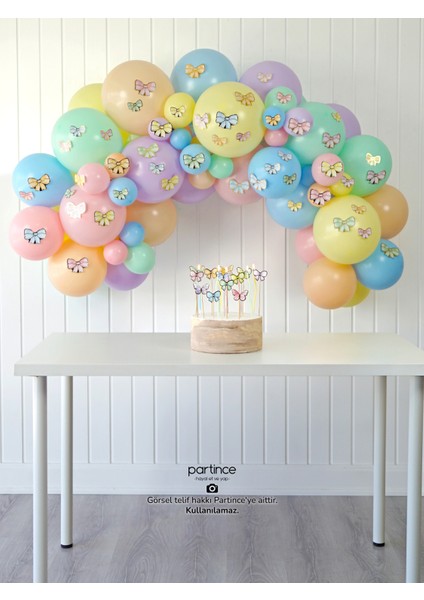 Fiyonk Tema Konseptli Doğum Günü Balon Zincir Seti Fiyonk Tema Doğum Günü Süsü