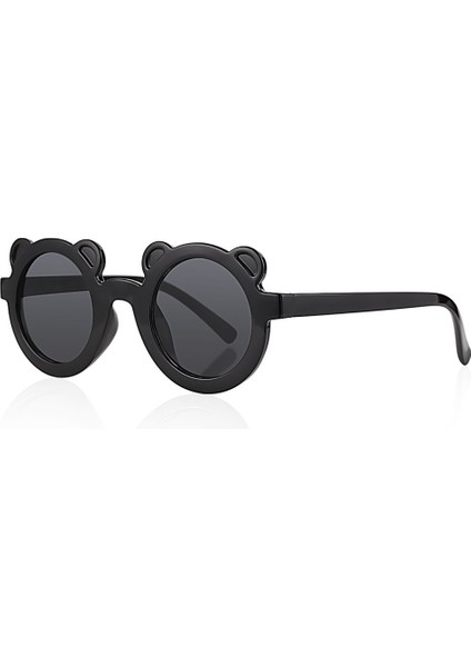 UV400 Korumalı Modern Çocuk Güneş Gözlüğü Siyah 4034
